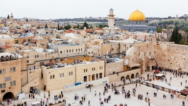 Blick auf die Jerusalemer Altstadt.